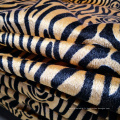 Tissu de canapé d&#39;angle en velours imprimé tricoté en chaîne